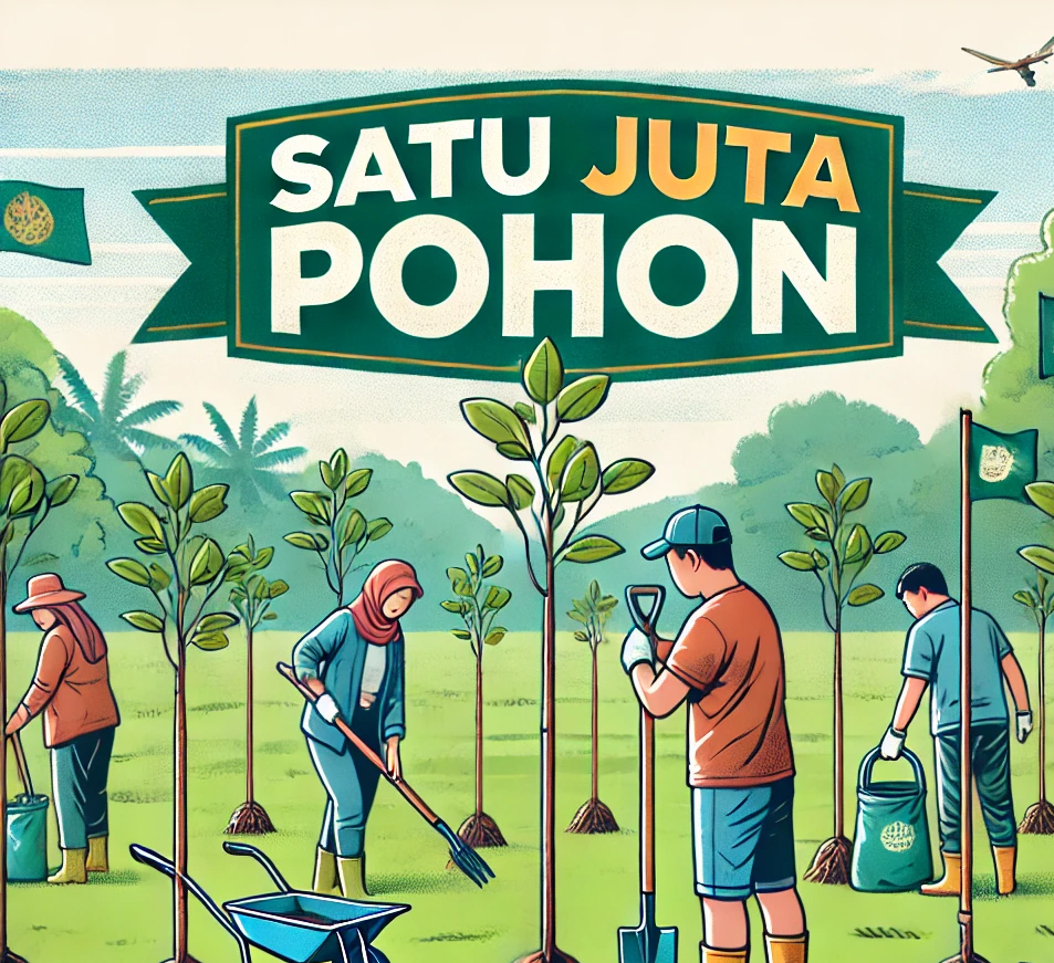 Kota Hijau: Inisiatif Baru untuk Menanam 1 Juta Pohon dalam Setahun